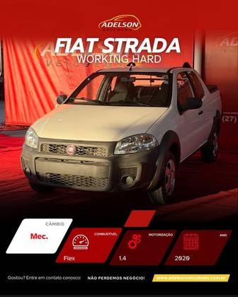 FIAT STRADA 1.4 MPI HARD WORKING CD 8V FLEX 3P MANUAL FIAT STRADA 1.4 MPI HARD WORKING CD 8V FLEX 3P MANUAL